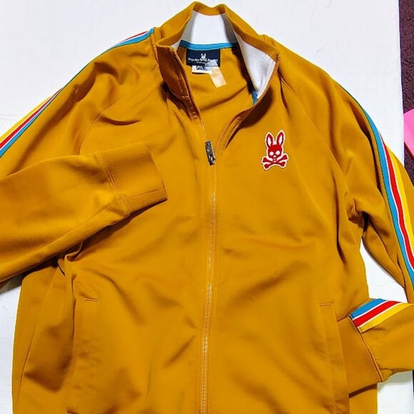 PSYCHO BUNNY LARGE TRACK JACKET NWOT - Picture 1 of 3